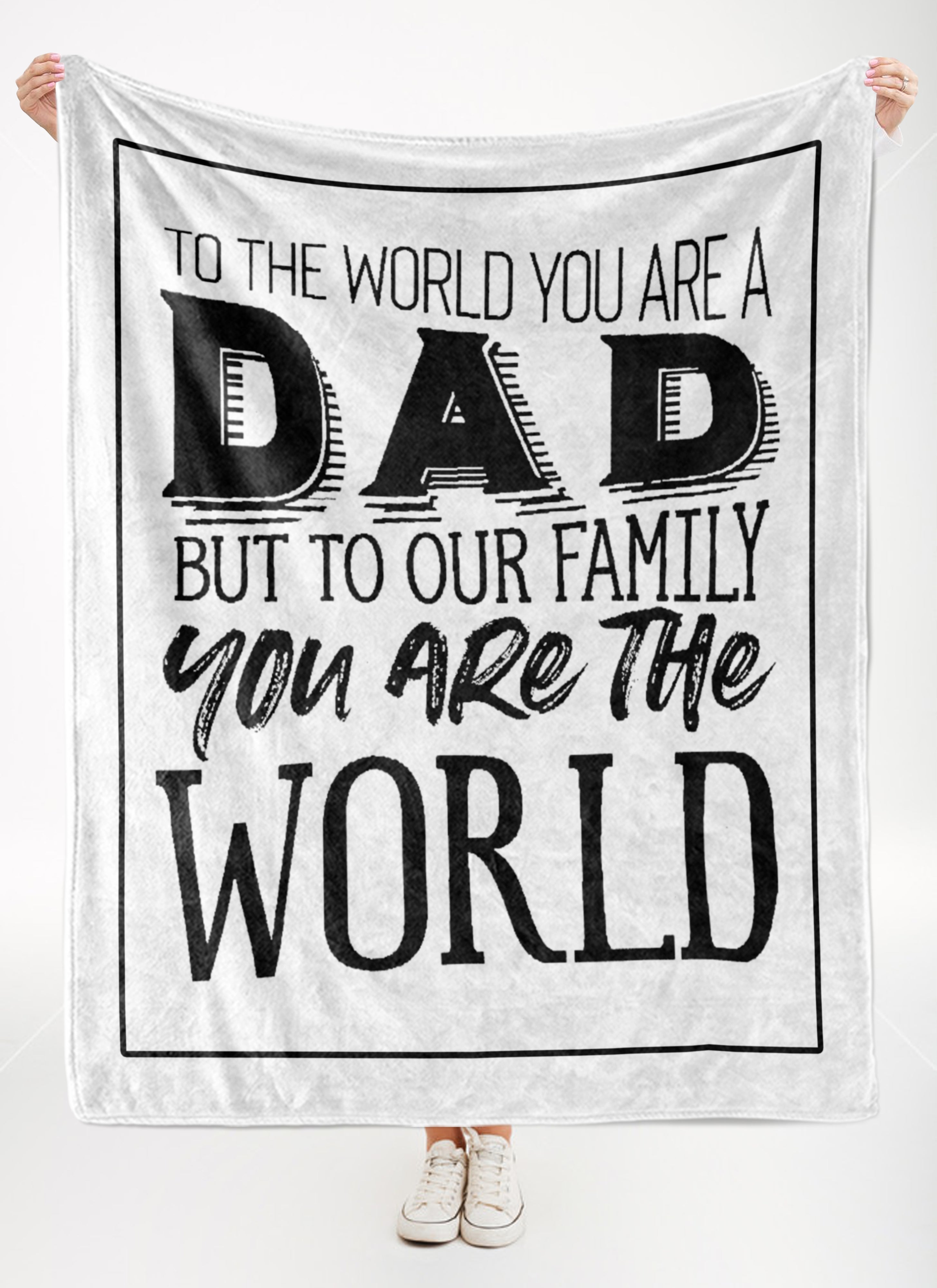 Dad Premium Fleece Blanket I