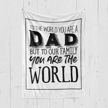 Load image into Gallery viewer, Dad Premium Fleece Blanket I
