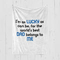 Dad Premium Fleece Blanket IV