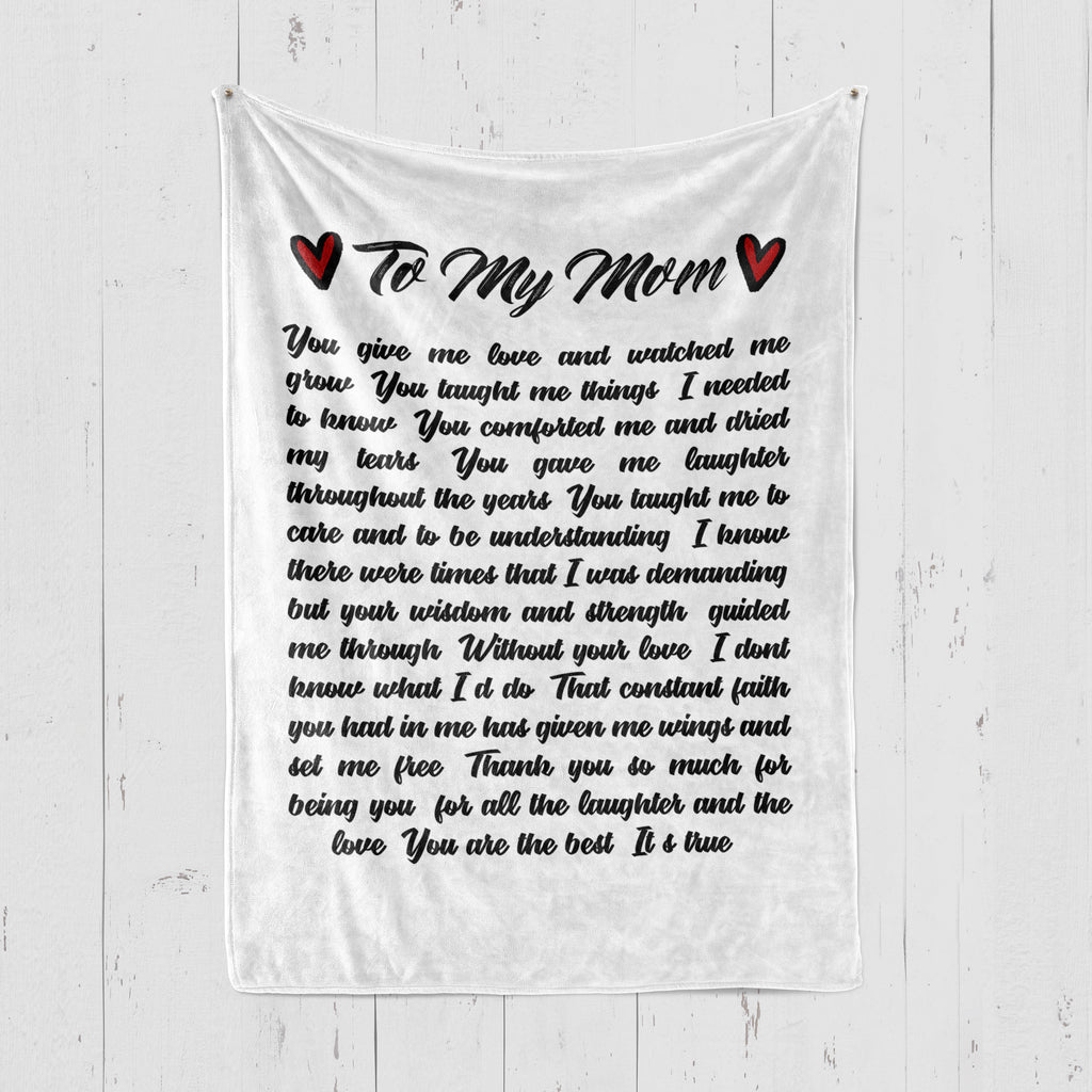 Mom Premium Fleece Blanket IV