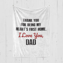 Load image into Gallery viewer, Dad Premium Fleece Blanket V
