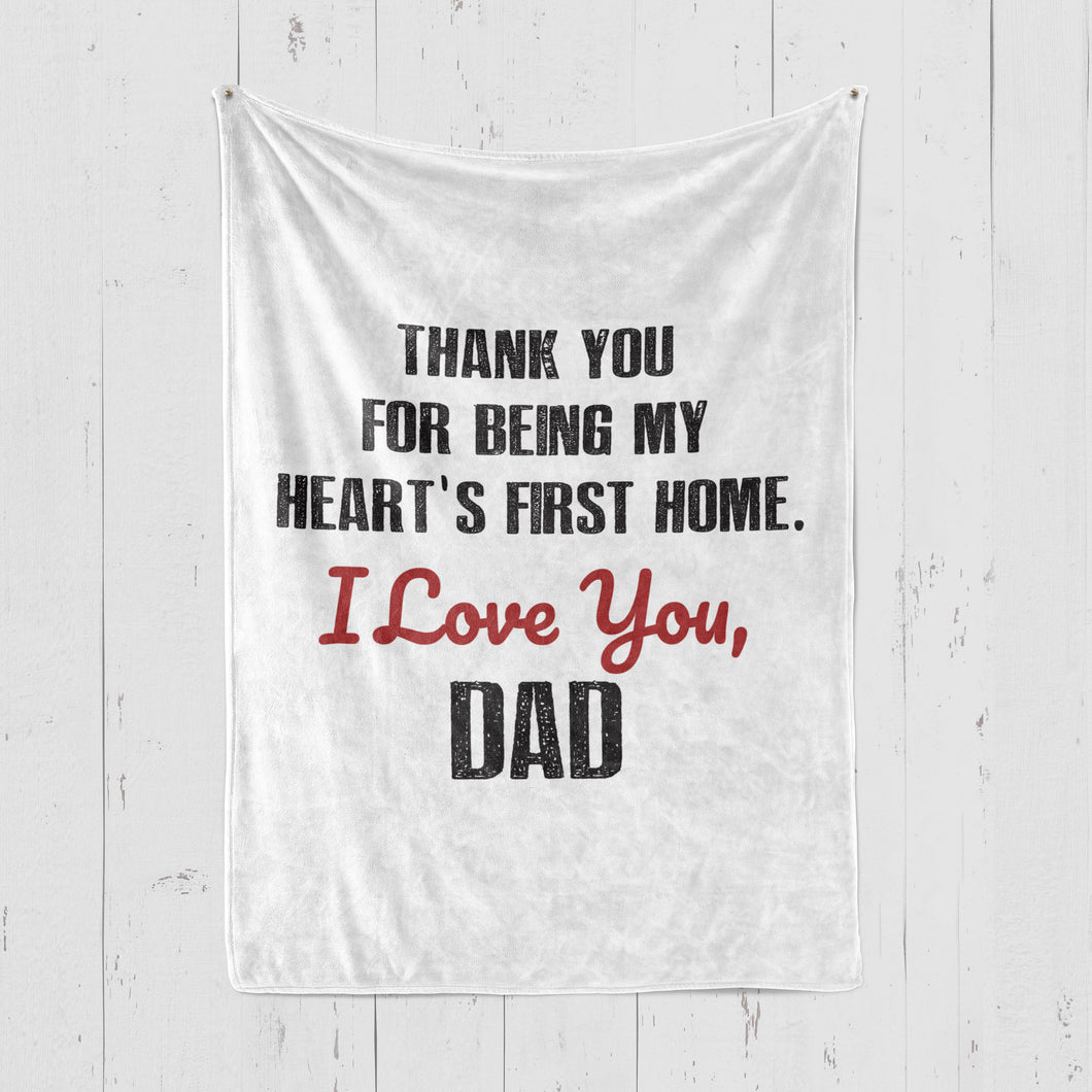 Dad Premium Fleece Blanket V