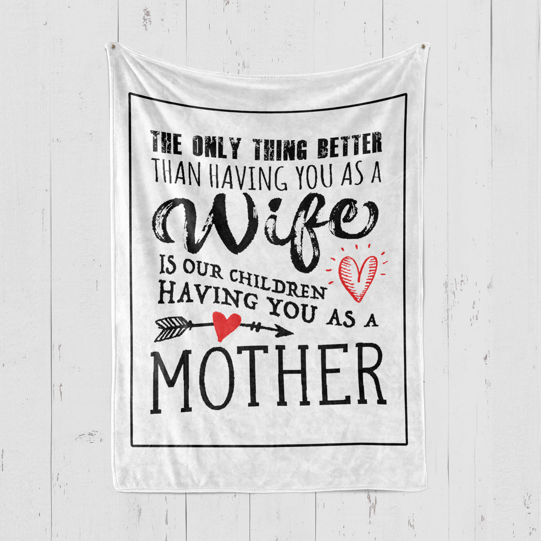 Wife Premium Fleece Blanket II