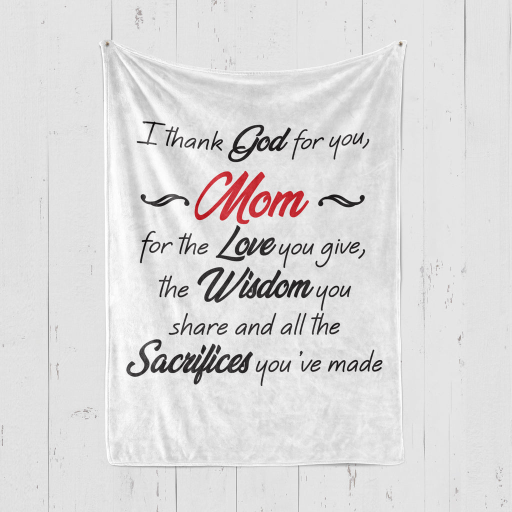 Mom Premium Fleece Blanket V