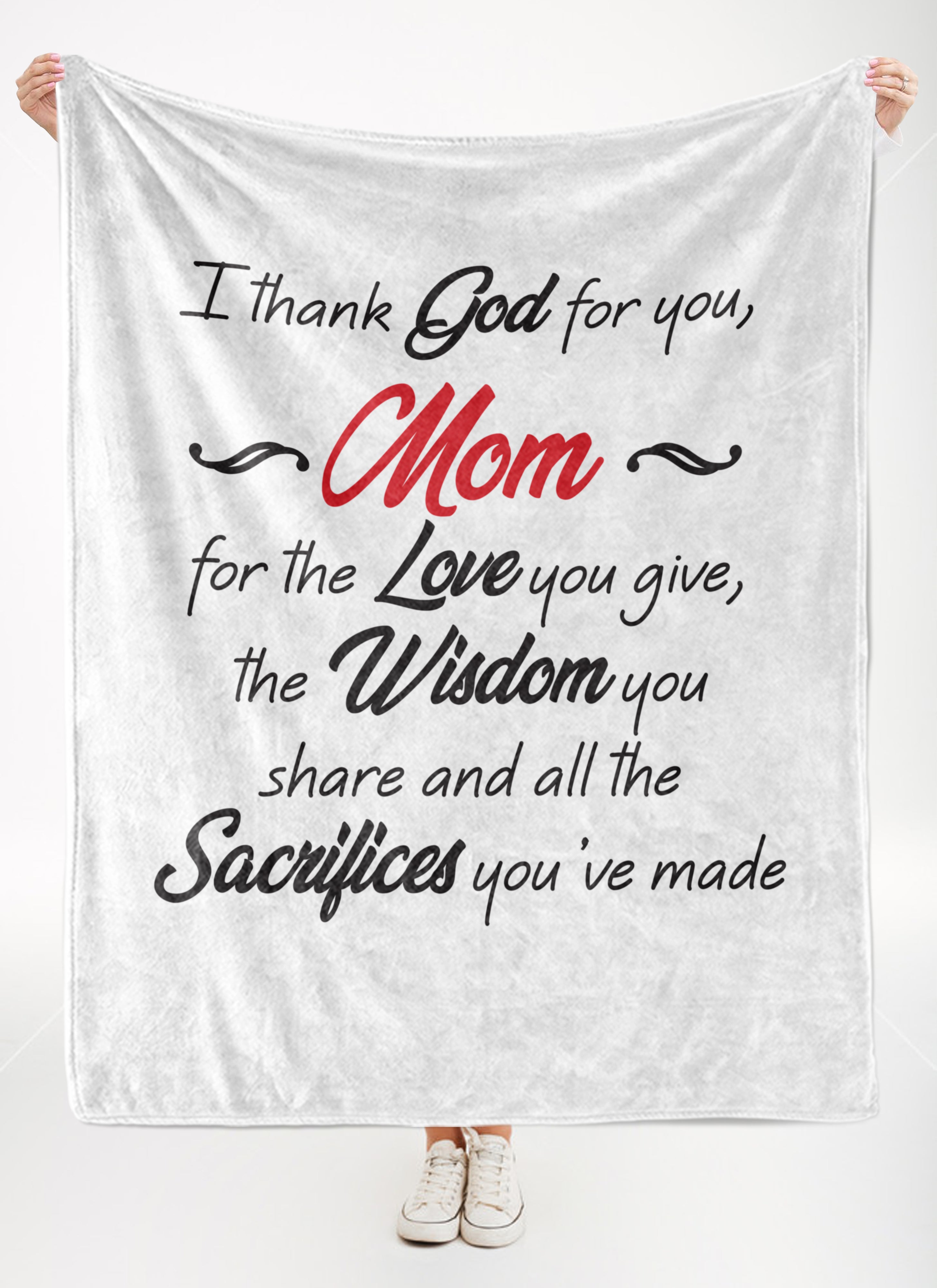 Mom Premium Fleece Blanket V