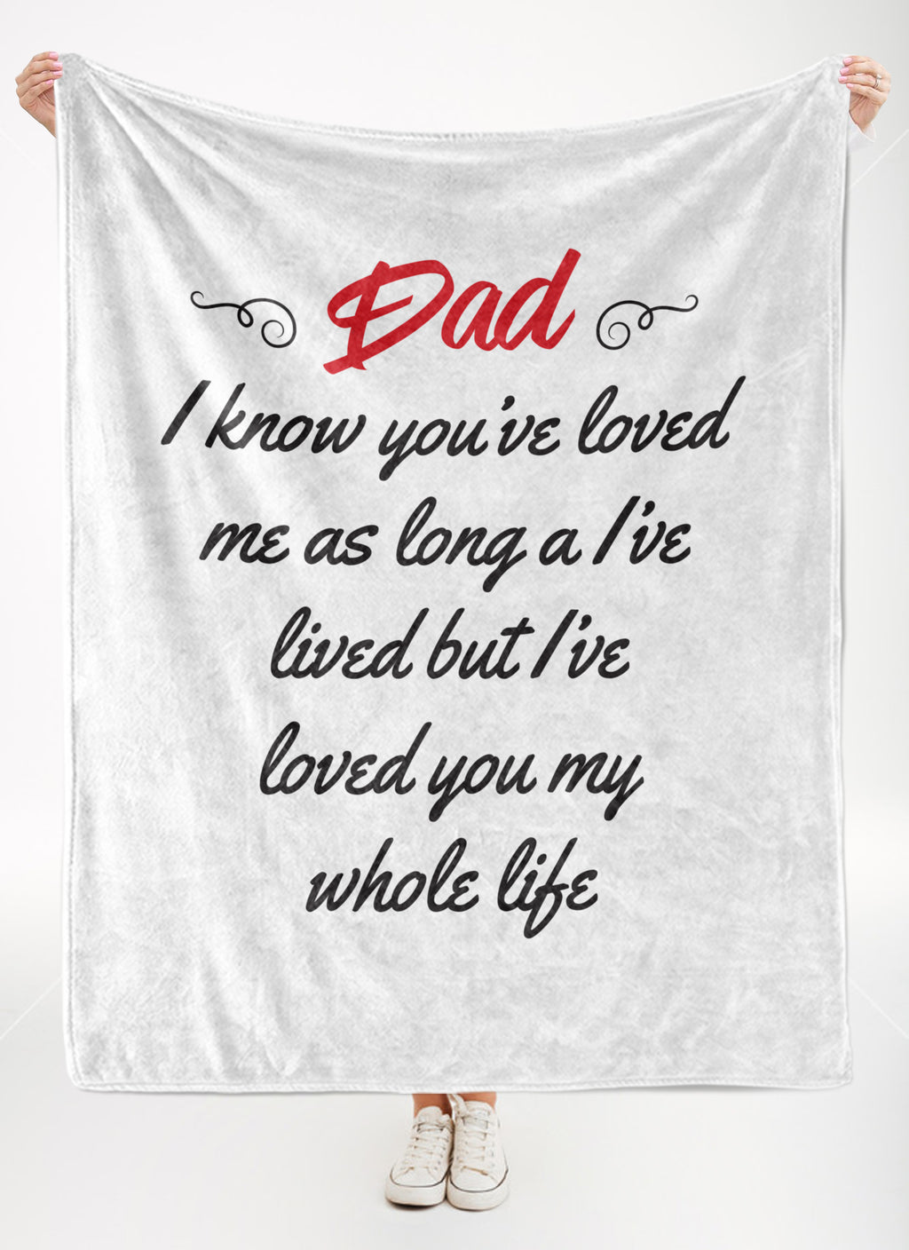 Dad Premium Fleece Blanket III
