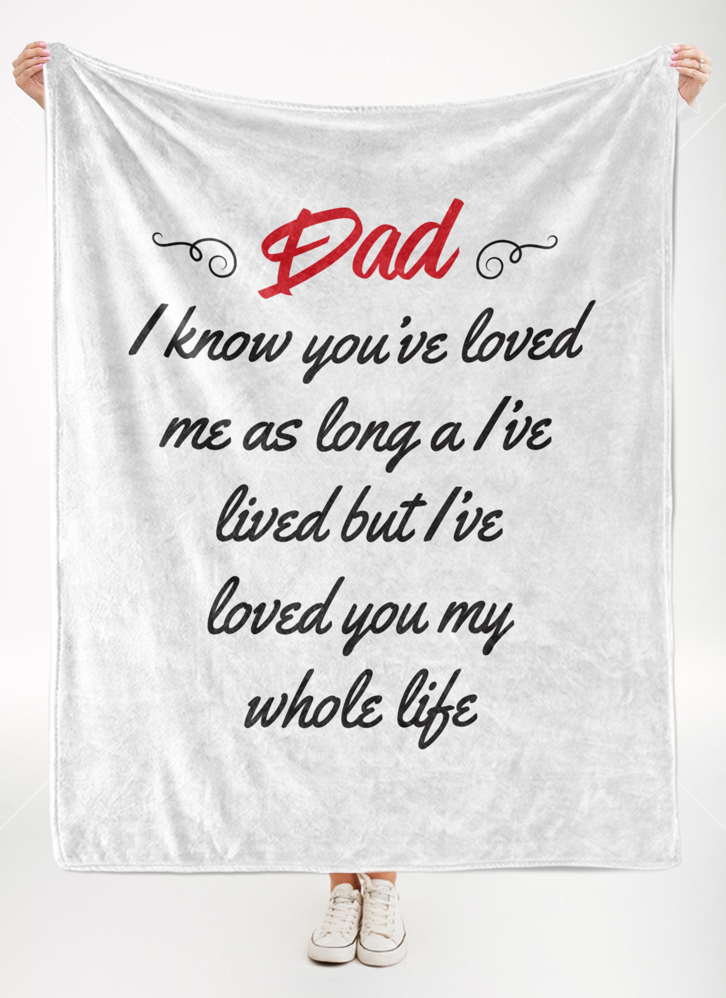 Dad Premium Fleece Blanket III