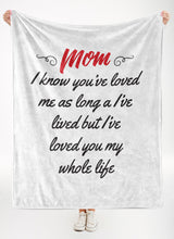 Load image into Gallery viewer, Mom Premium Fleece Blanket VI
