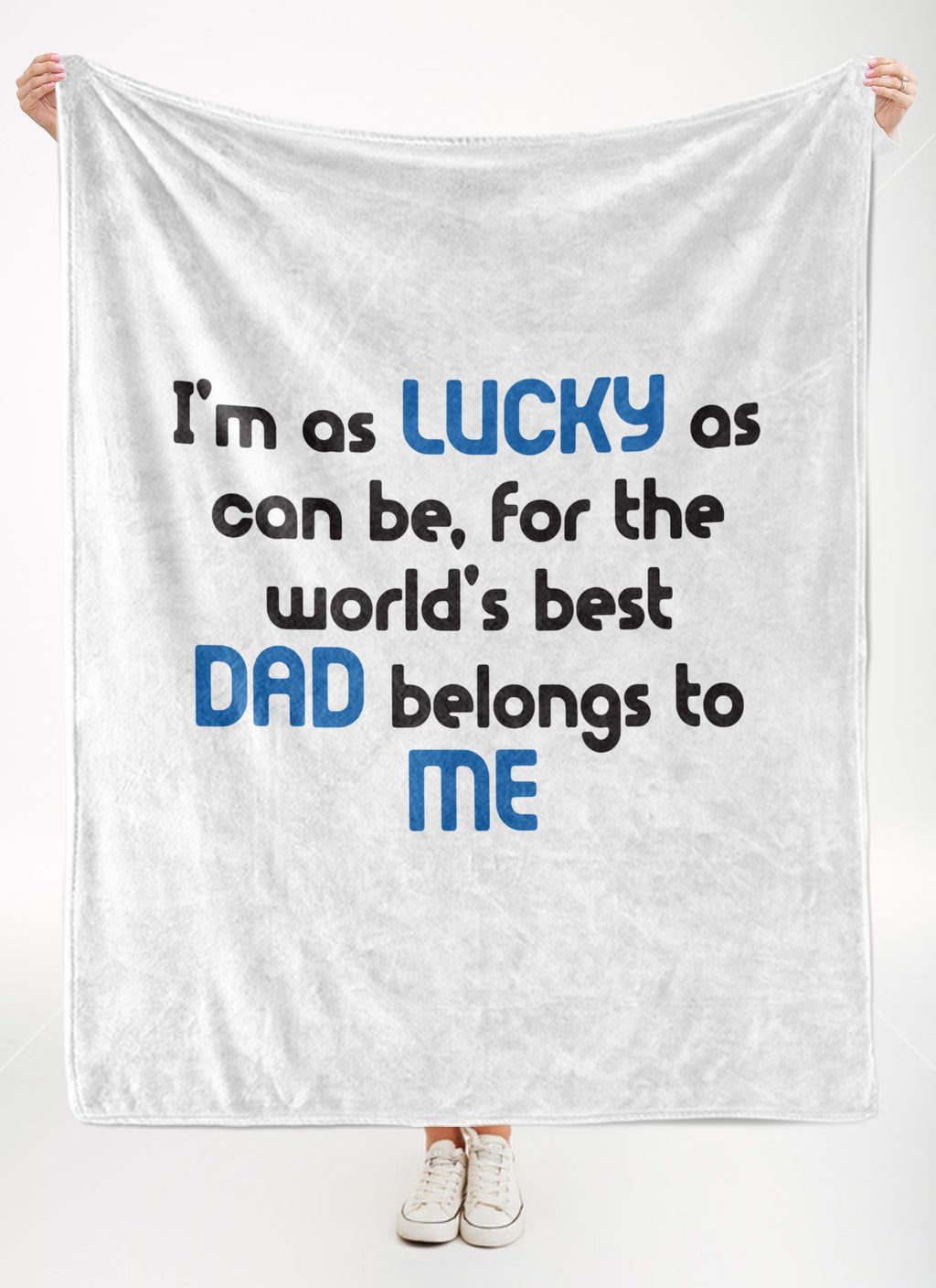 Dad Premium Fleece Blanket IV
