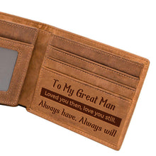 Load image into Gallery viewer, BW - To My Man Great Man
