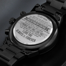 Load image into Gallery viewer, M1 Black Chronograph Watch
