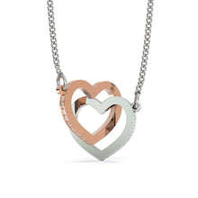 Load image into Gallery viewer, SO - TO MY DAUGHTER - Interlocked Two hearts
