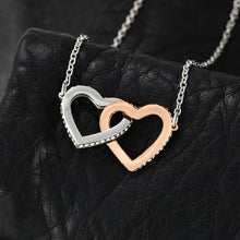 Load image into Gallery viewer, SO - TO MY DAUGHTER - Interlocked Two hearts
