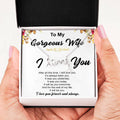 NK- I Love You Necklace Wife