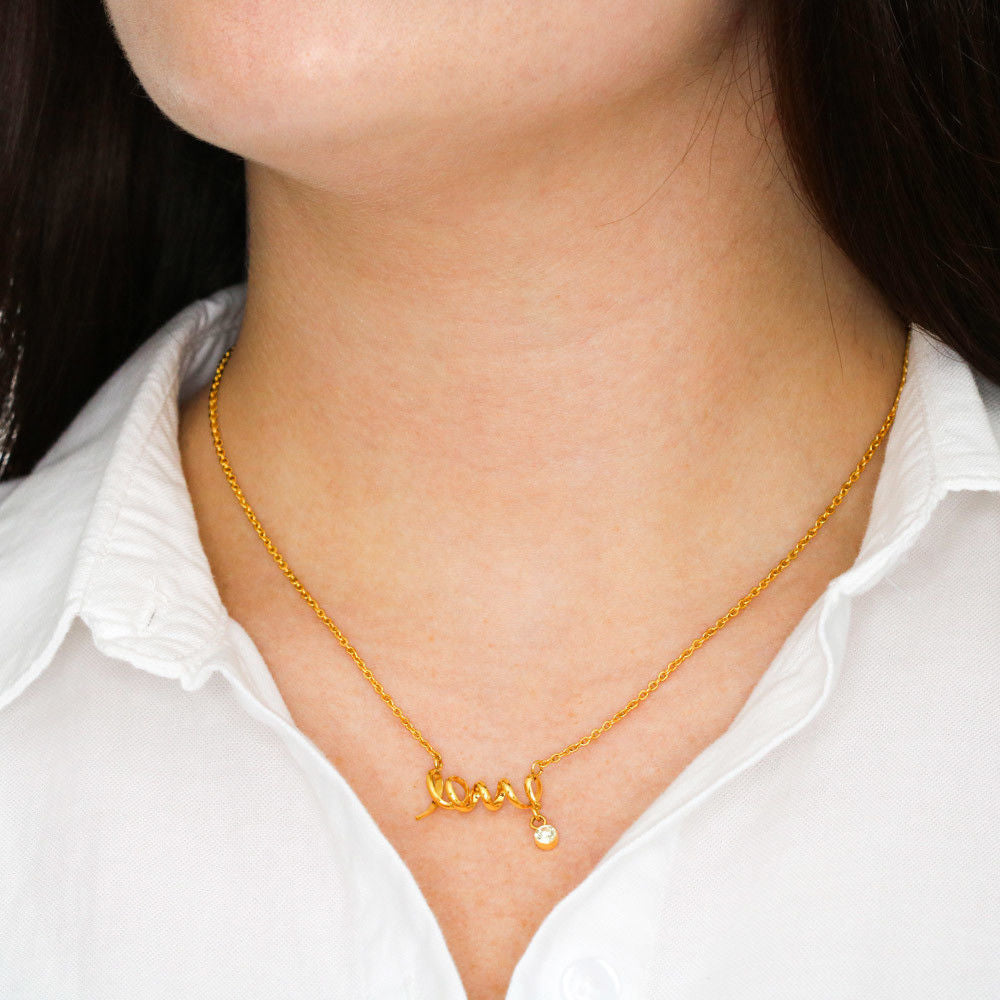 NK- I Love You Necklace Wife
