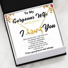 Load image into Gallery viewer, NK- I Love You Necklace Wife
