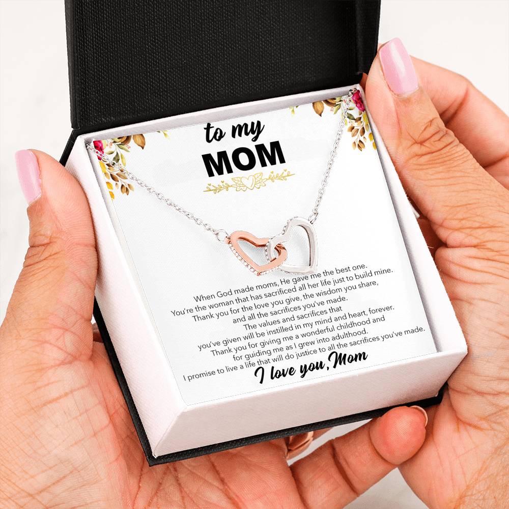 NK- Interlocking Hearts Mom
