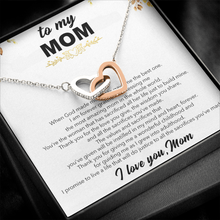 Load image into Gallery viewer, SO2 - Two Hearts Mom Necklace
