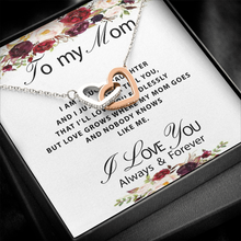 Load image into Gallery viewer, SO - TO MY MOM SONG - Interlocked Two hearts
