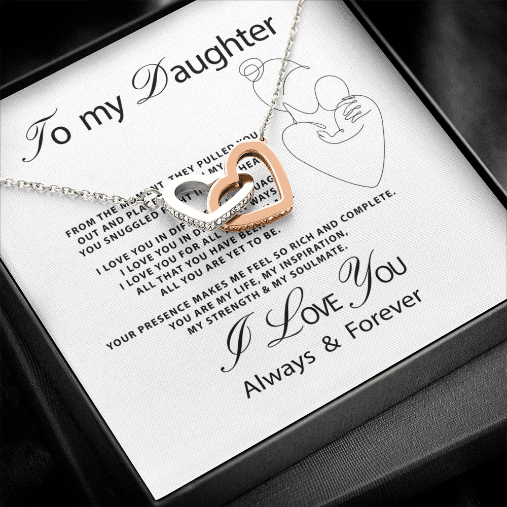 SO - TO MY DAUGHTER - Interlocked Two hearts