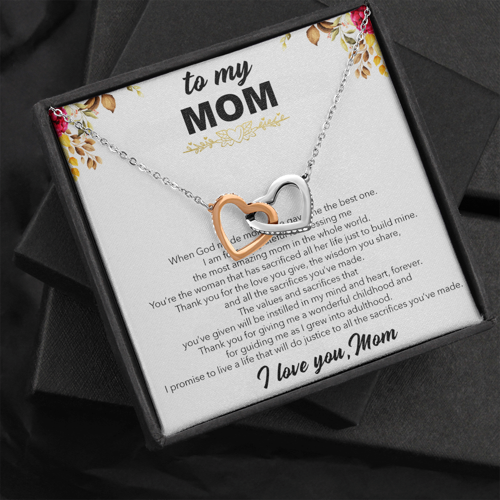 SO2 - Two Hearts Mom Necklace