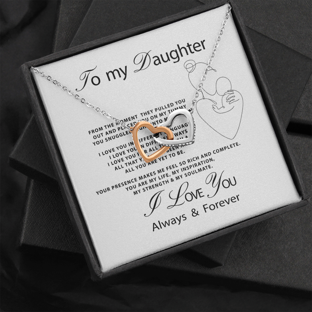 SO - TO MY DAUGHTER - Interlocked Two hearts