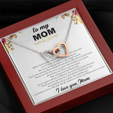 Load image into Gallery viewer, SO2 - Two Hearts Mom Necklace
