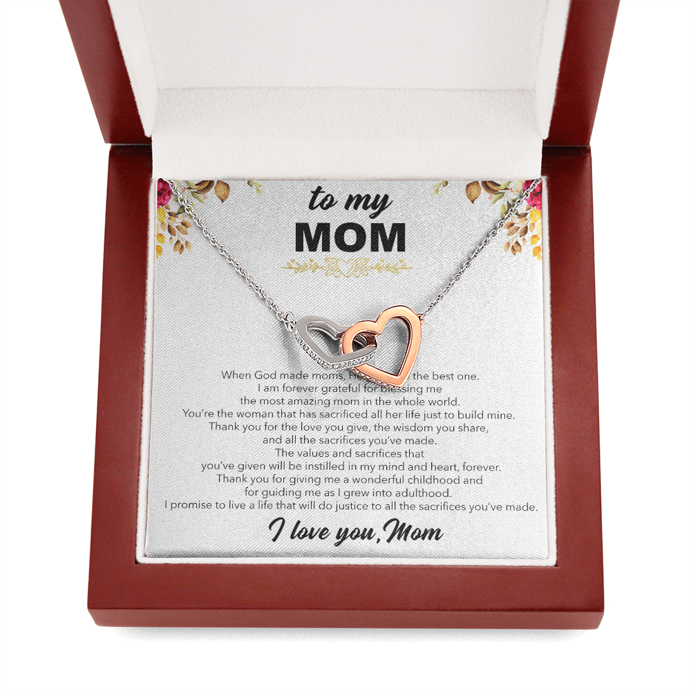 SO2 - Two Hearts Mom Necklace