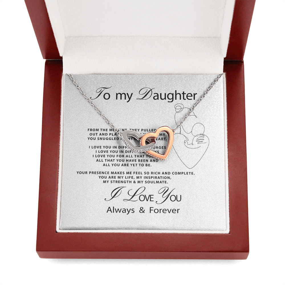 SO - TO MY DAUGHTER - Interlocked Two hearts