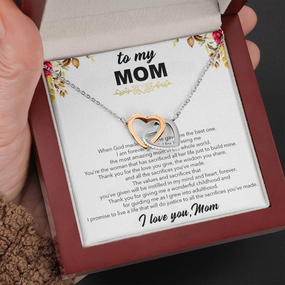 SO2 - Two Hearts Mom Necklace