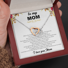Load image into Gallery viewer, SO2 - Two Hearts Mom Necklace

