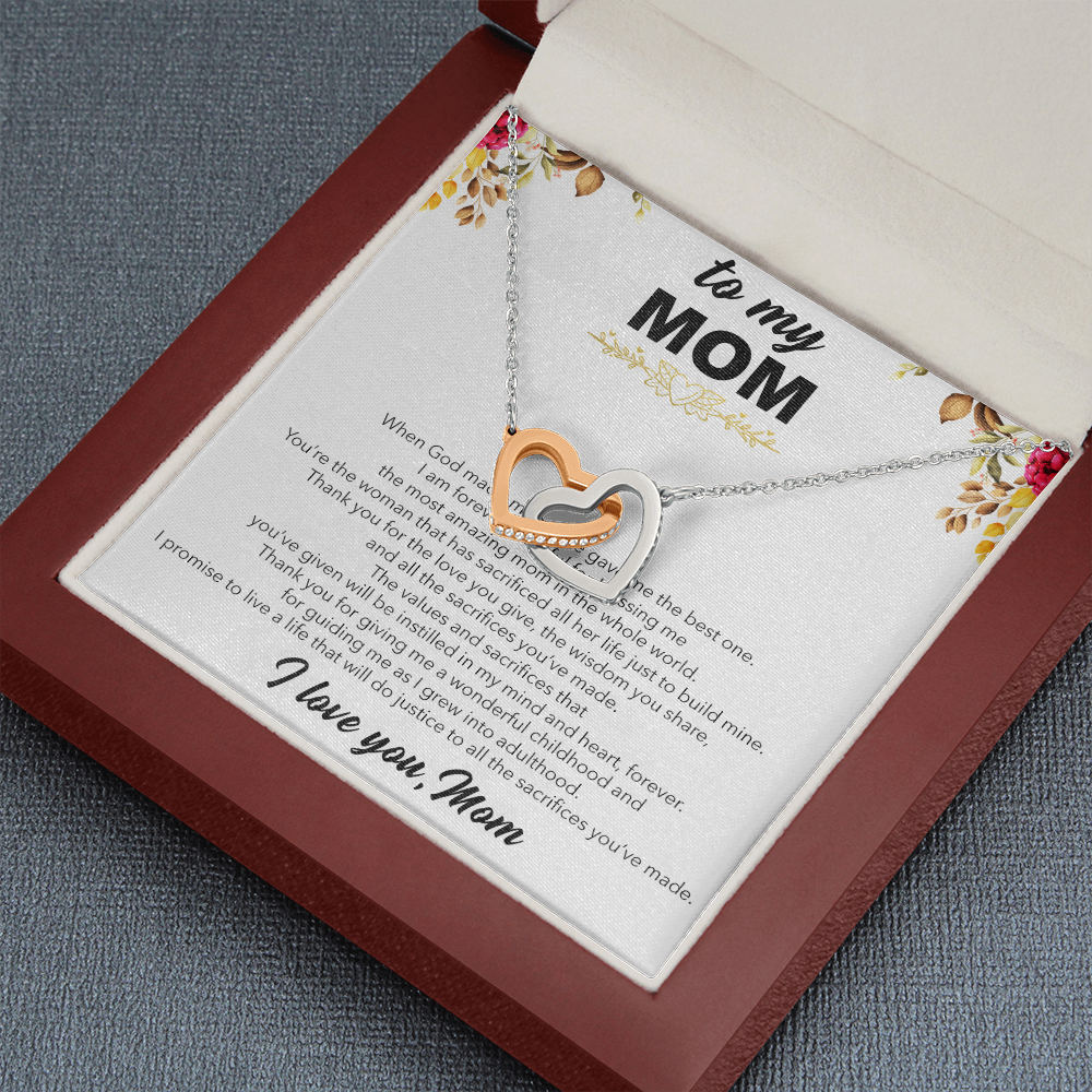 SO2 - Two Hearts Mom Necklace