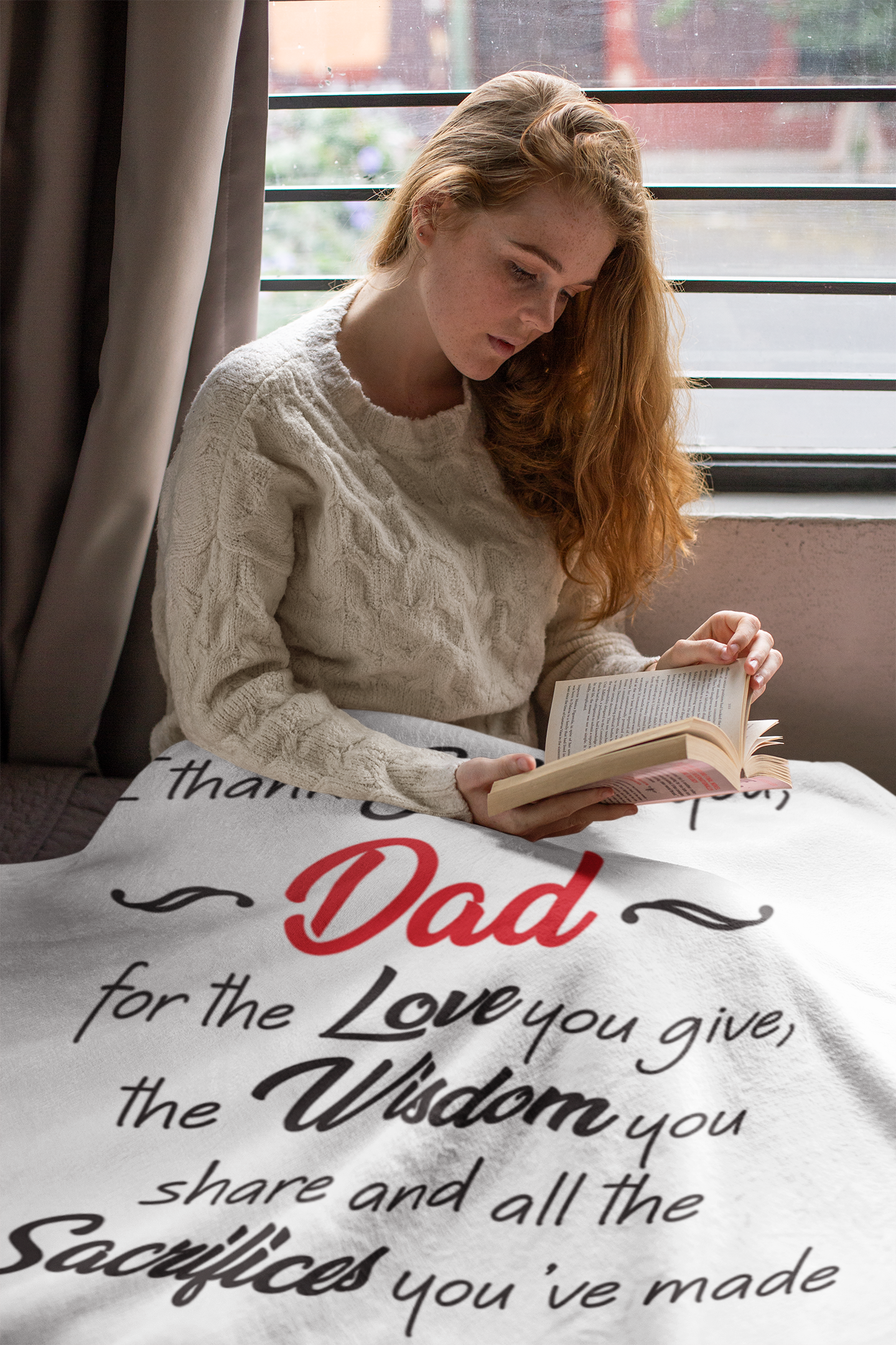 Dad Premium Fleece Blanket II