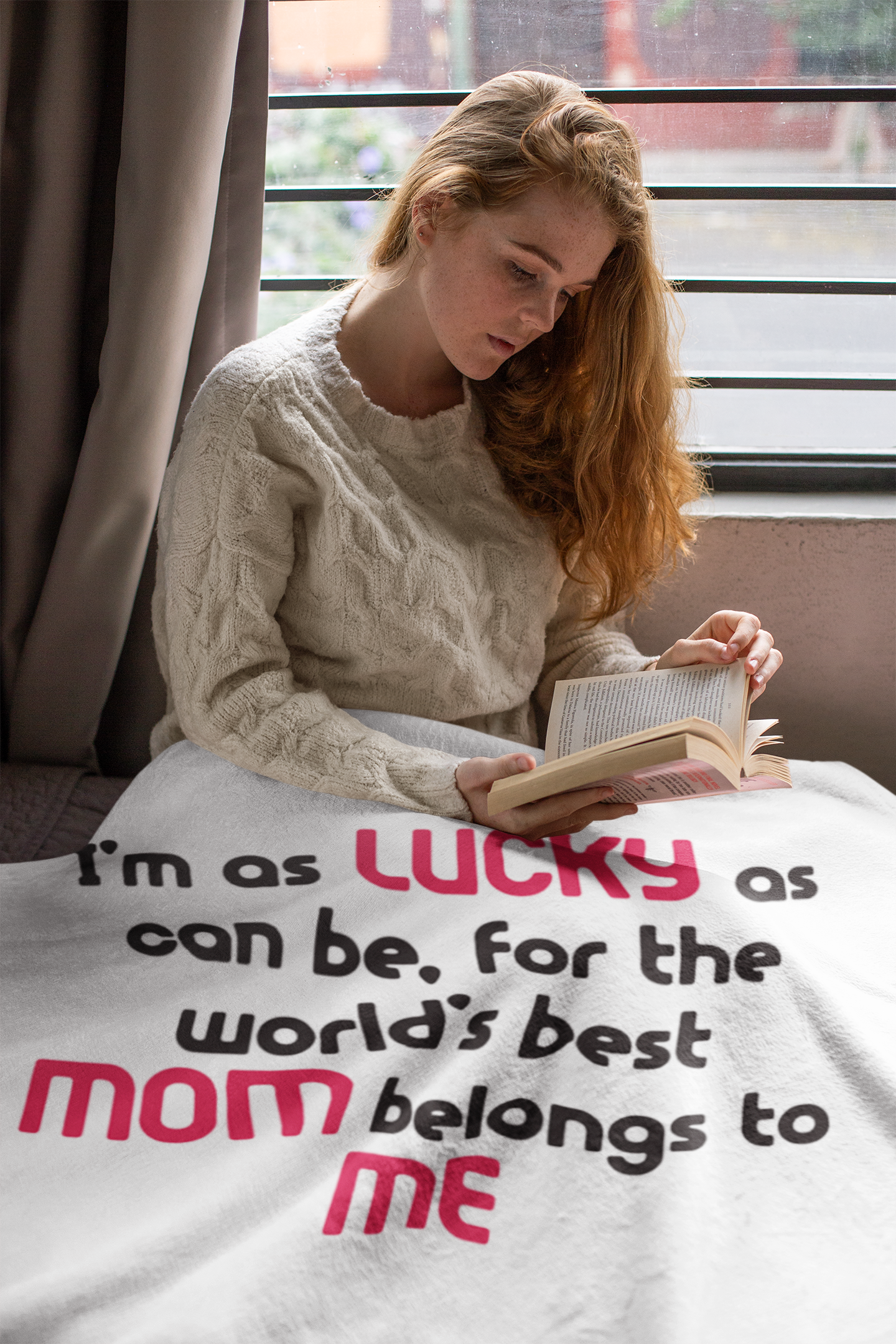 Mom Premium Fleece Blanket VII
