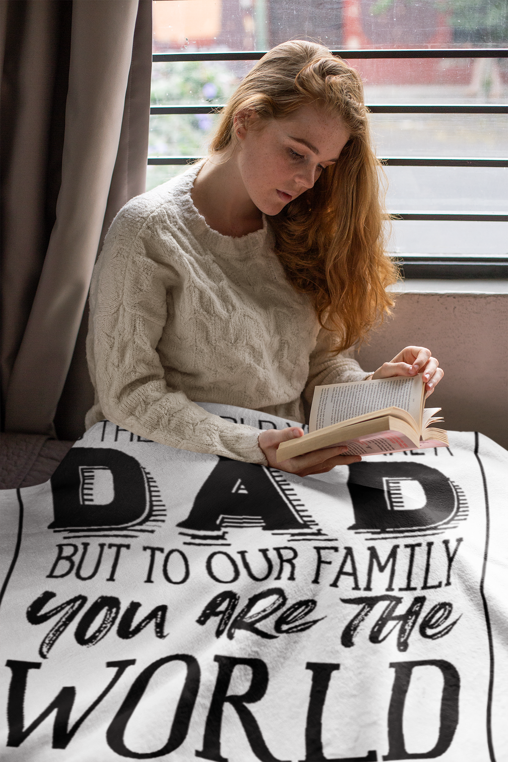 Dad Premium Fleece Blanket I