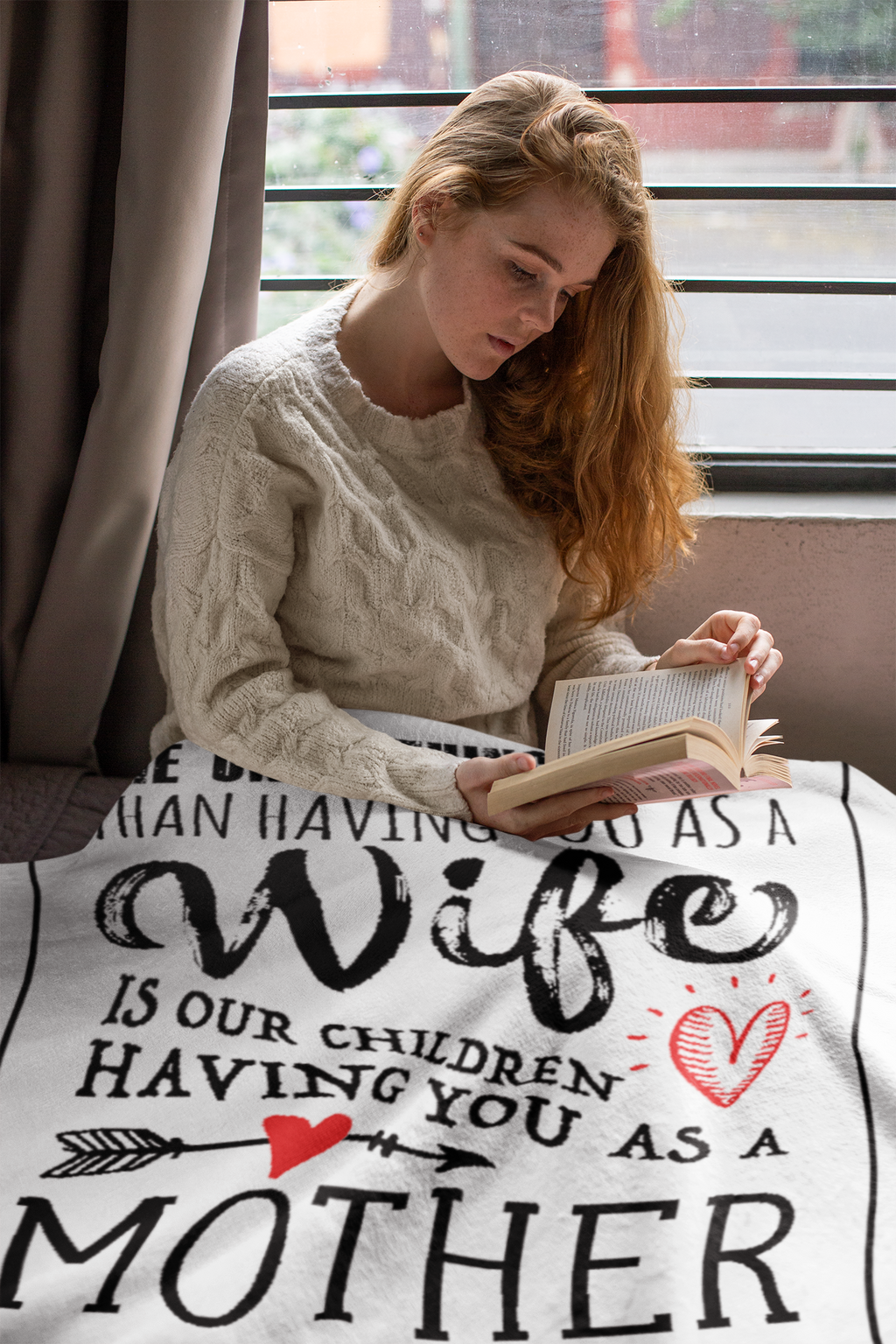 Wife Premium Fleece Blanket II