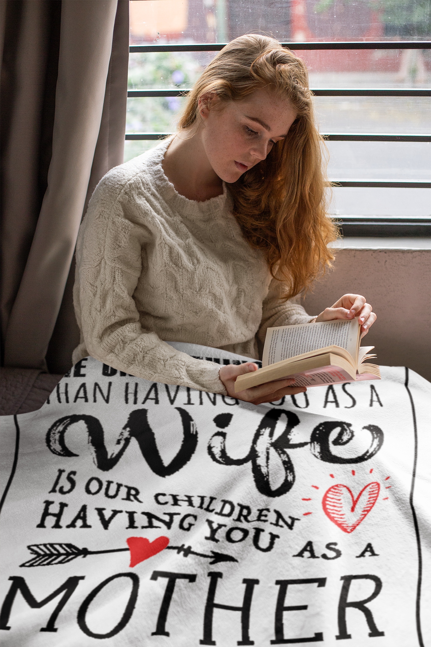 Wife Premium Fleece Blanket II