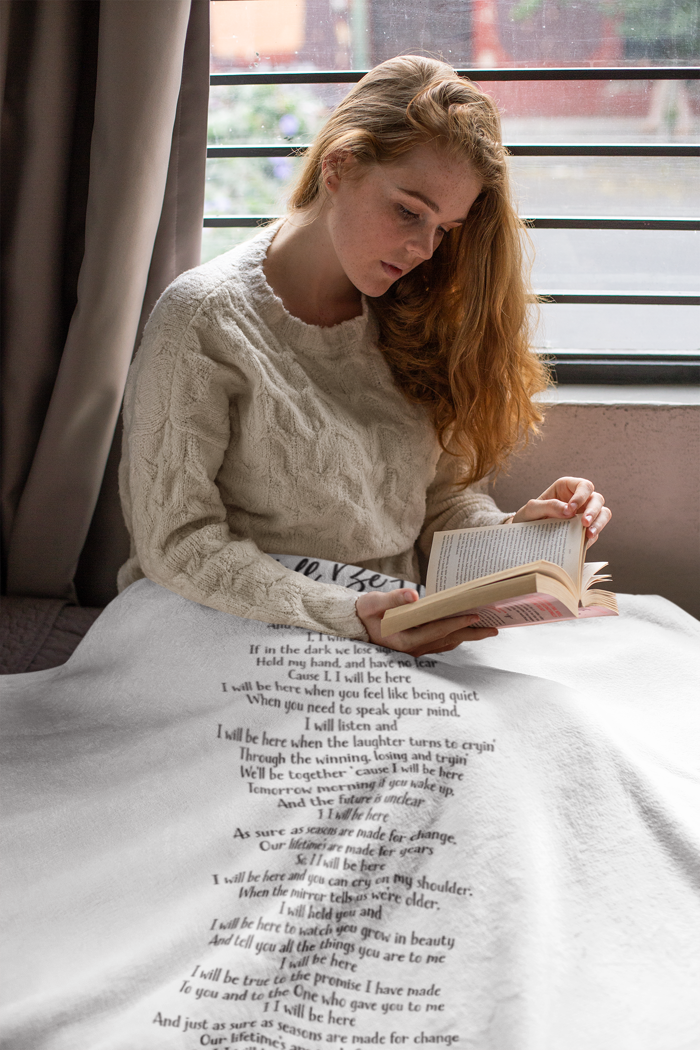 I Will Be Here Premium Fleece Blanket