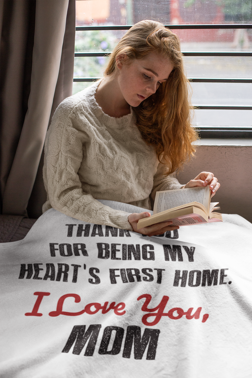 Mom Premium Fleece Blanket VIII