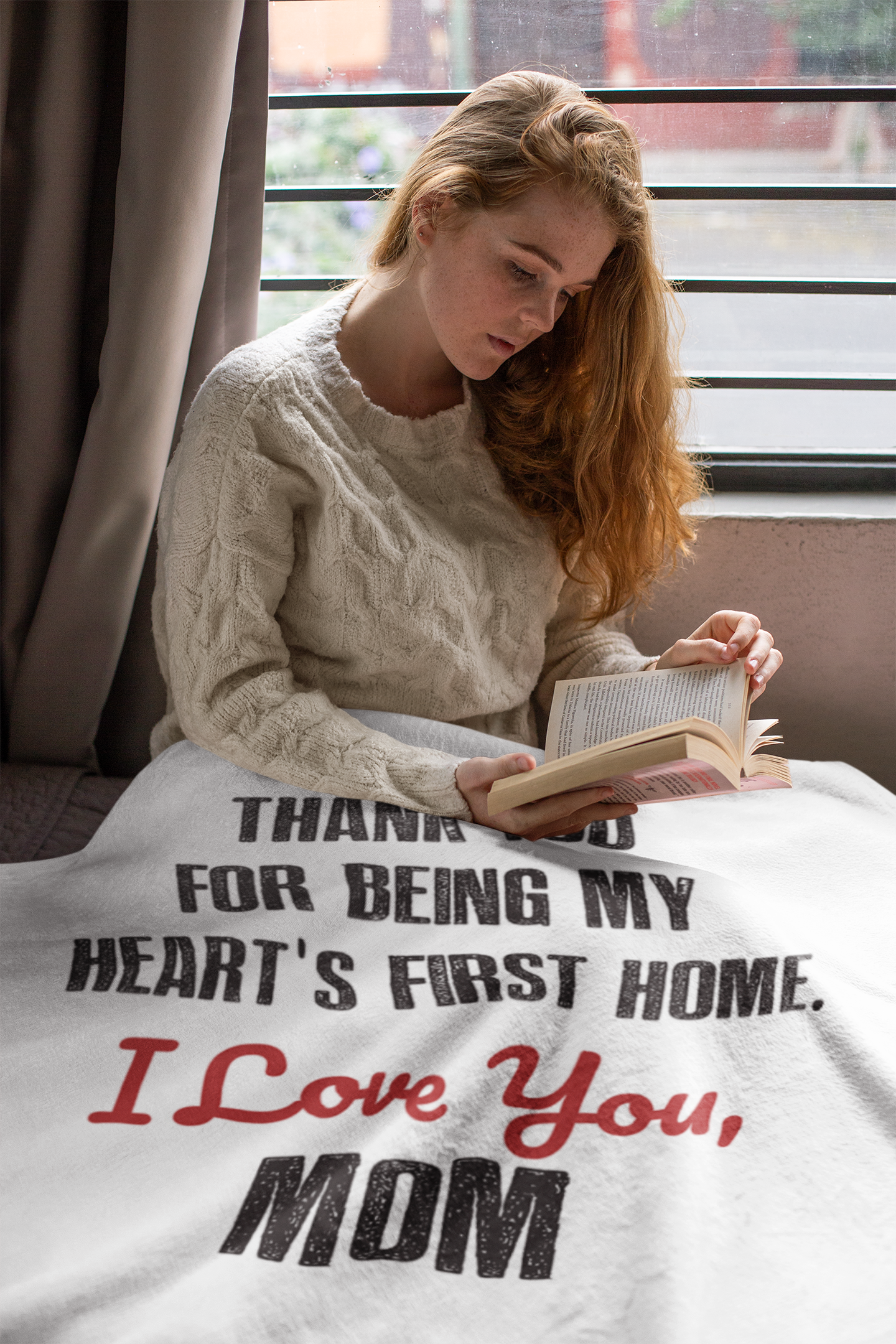 Mom Premium Fleece Blanket VIII