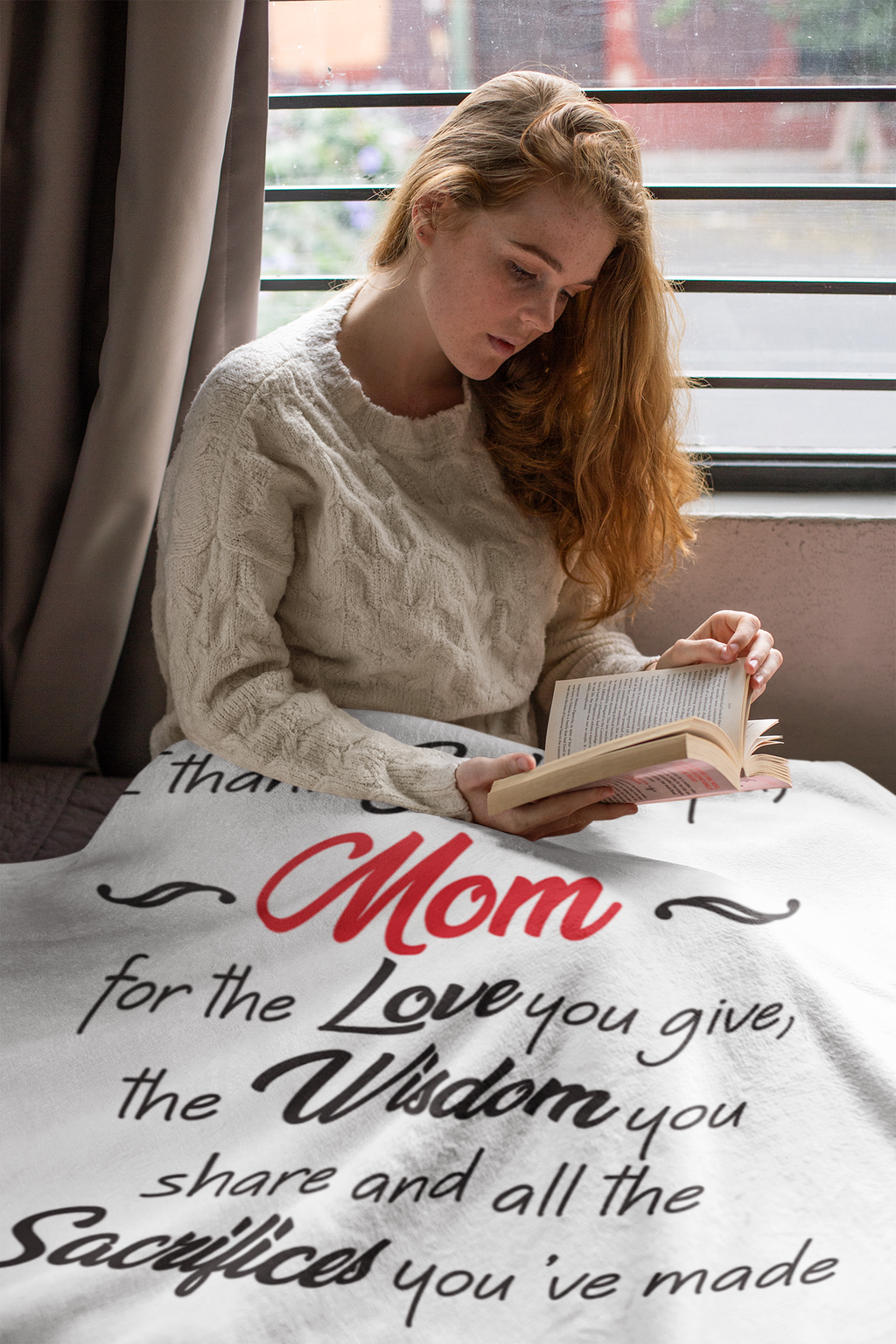 Mom Premium Fleece Blanket V