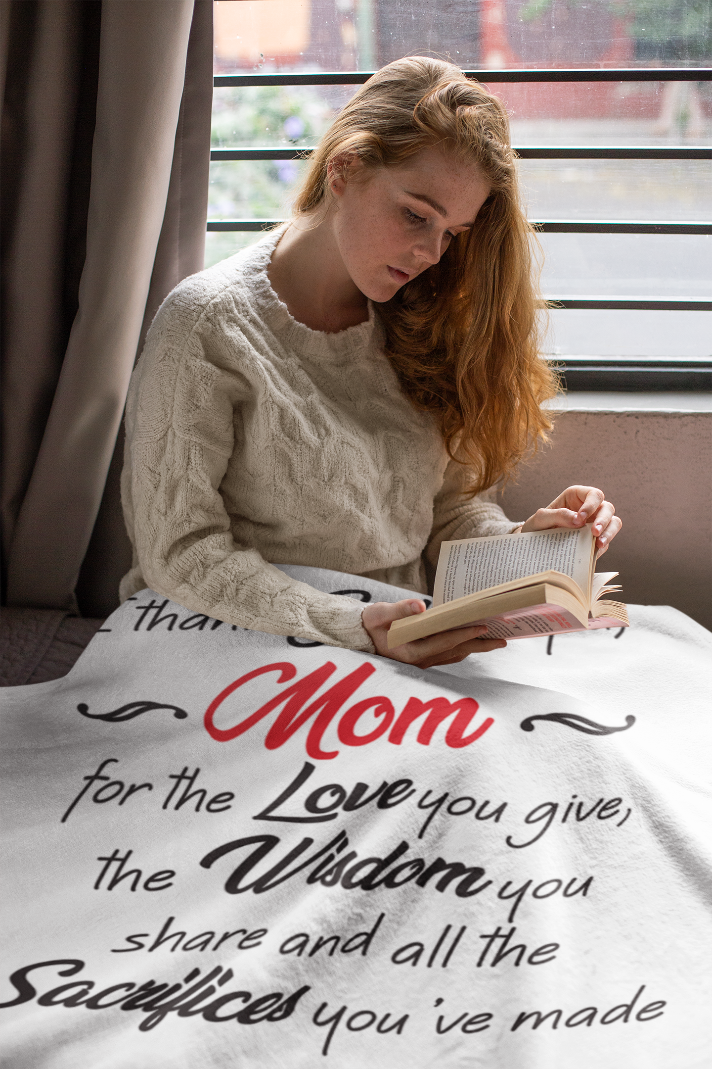Mom Premium Fleece Blanket V