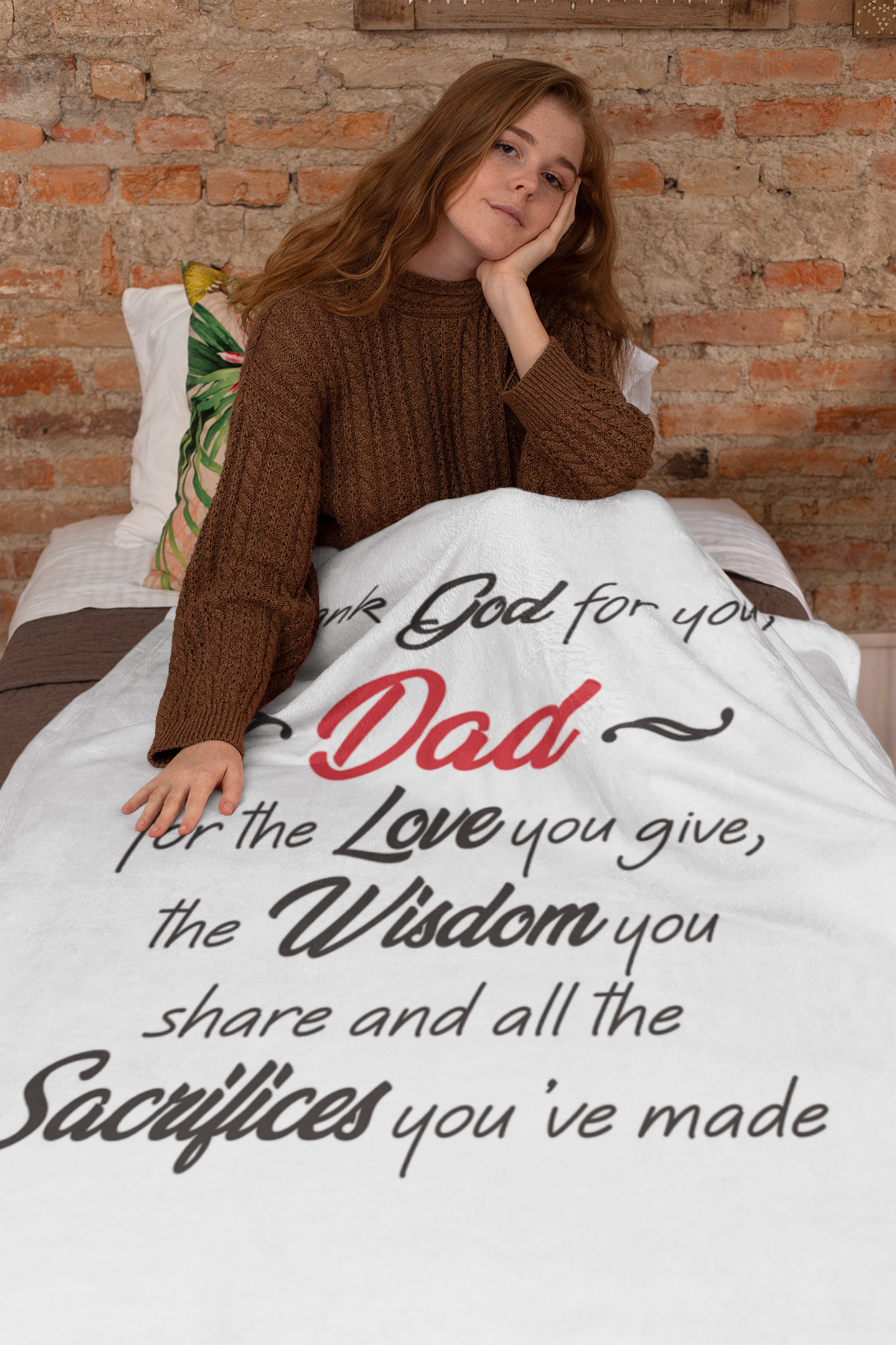 Dad Premium Fleece Blanket II