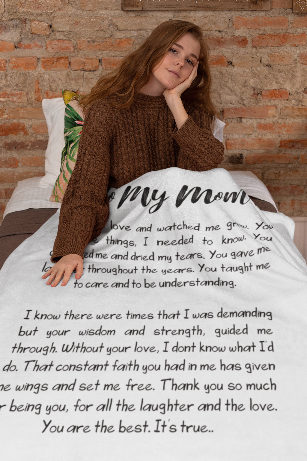 Mom Premium Fleece Blanket III