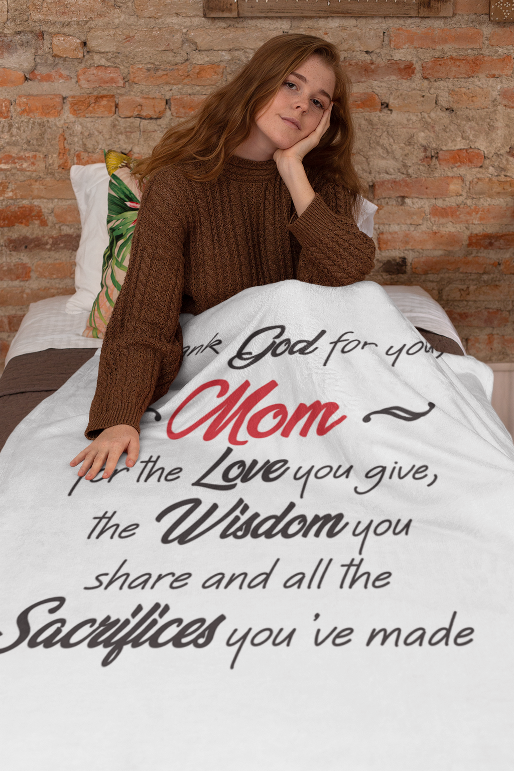 Mom Premium Fleece Blanket V