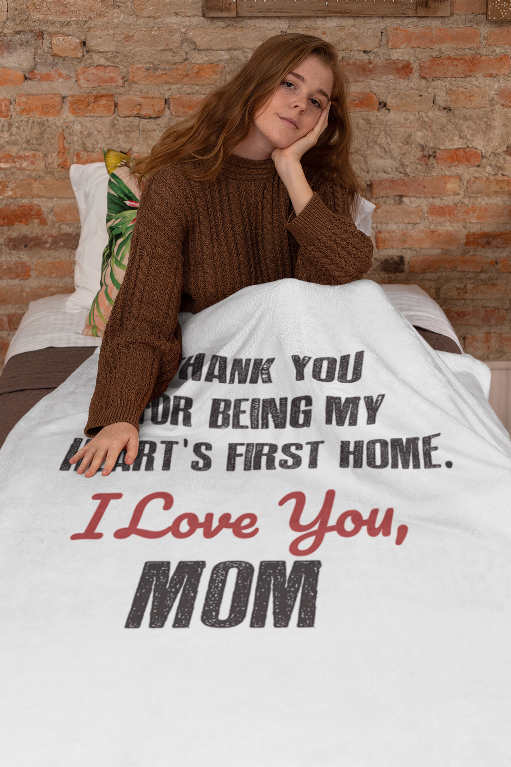 Mom Premium Fleece Blanket VIII