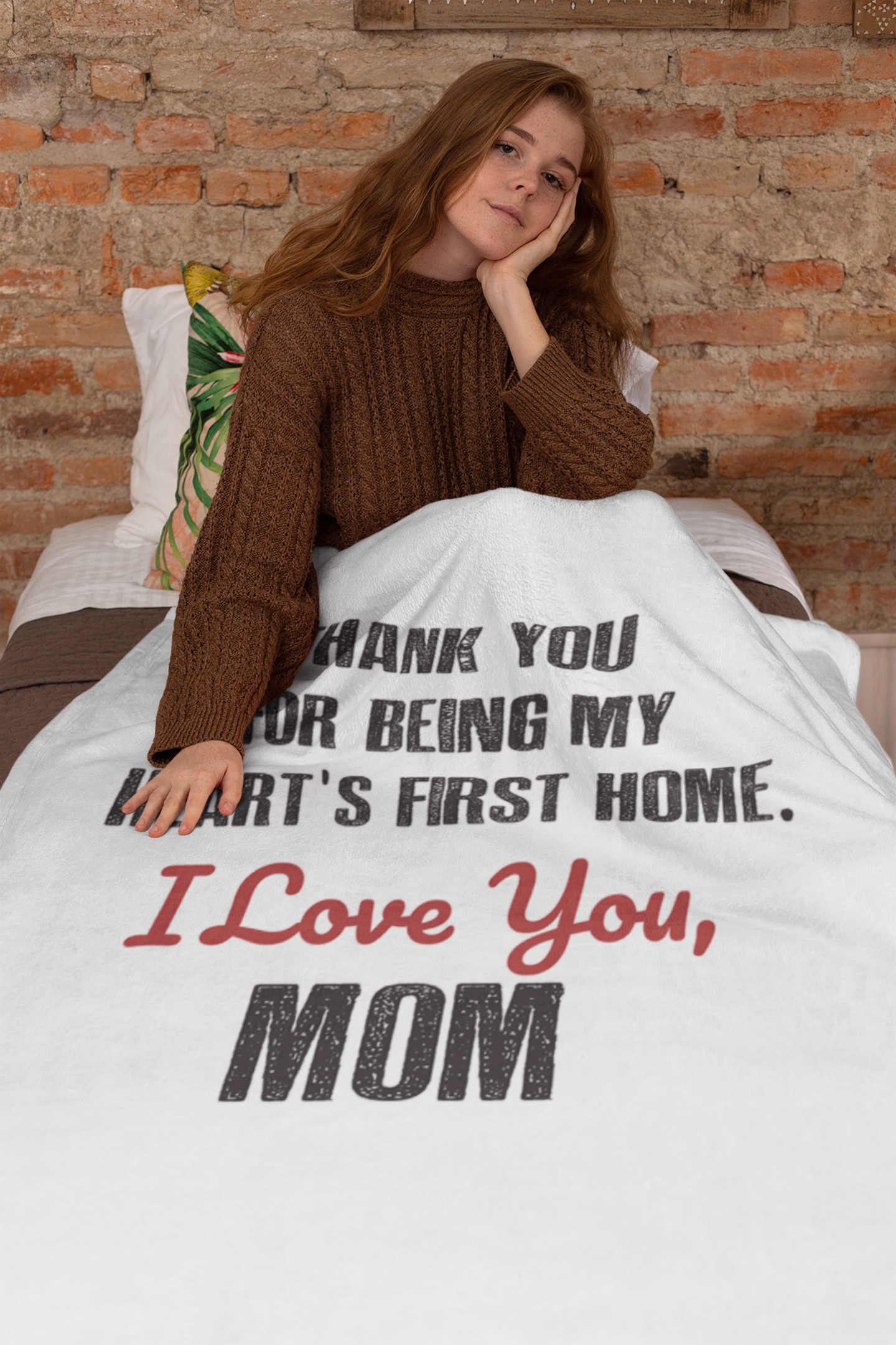Mom Premium Fleece Blanket VIII