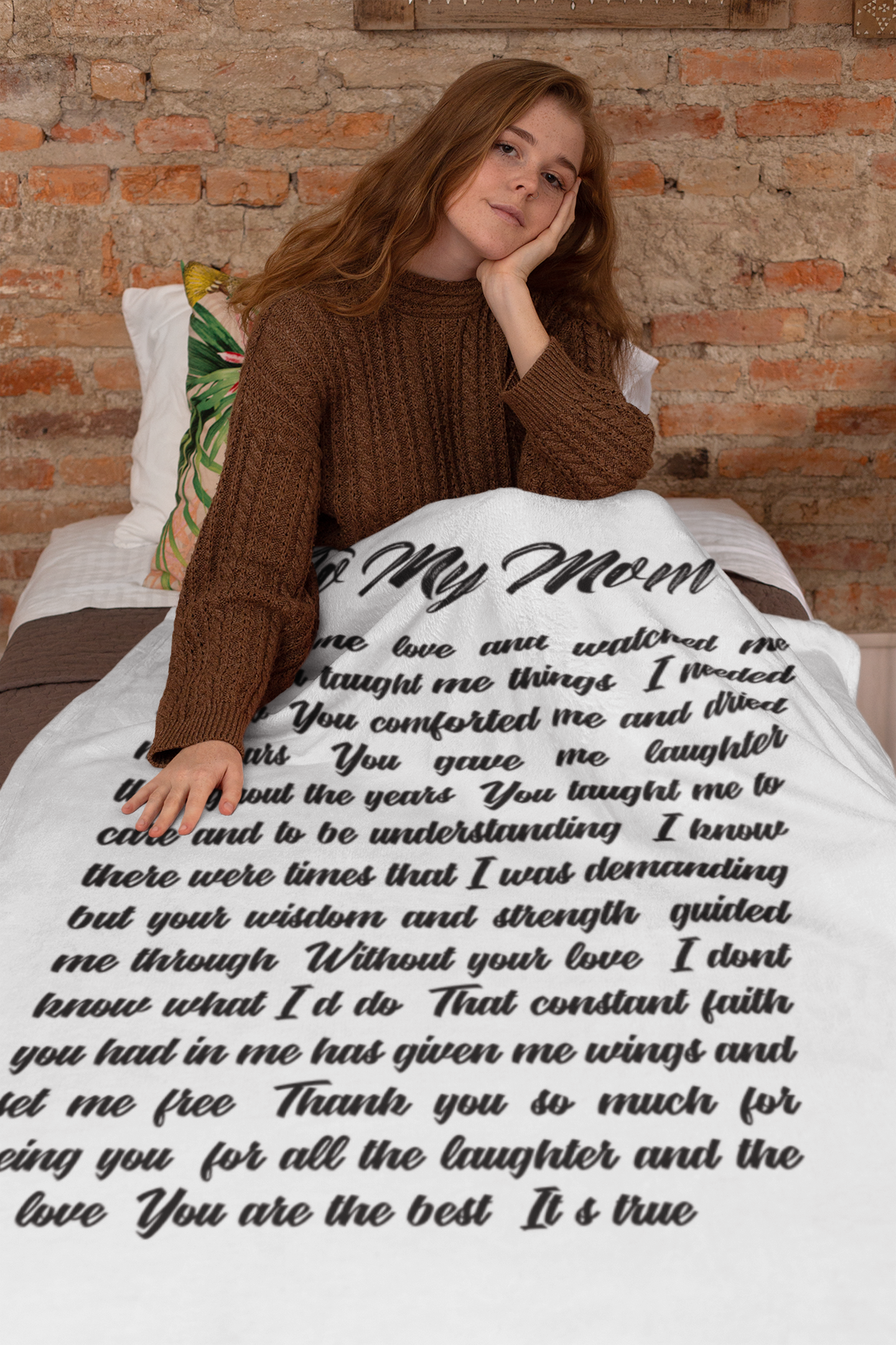 Mom Premium Fleece Blanket IV