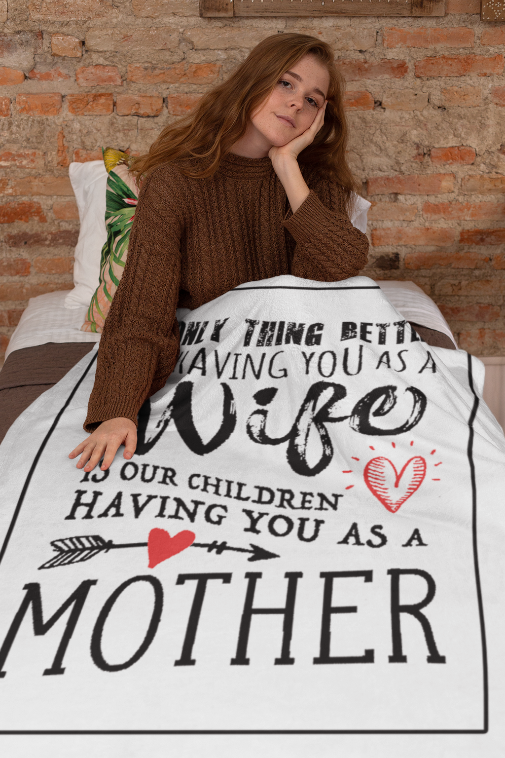 Wife Premium Fleece Blanket II