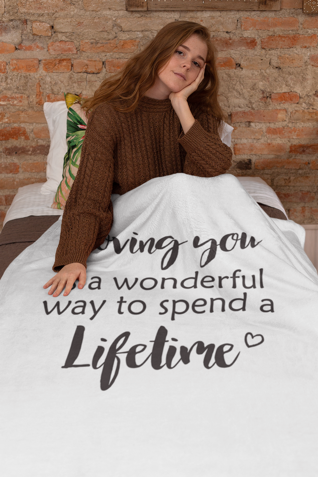 Loving you Premium Fleece Blanket